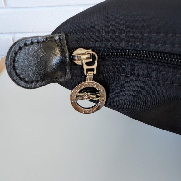 Longchamp Le Pliage Nylon Tote Bag Medium Black Shoulder - Picture 16 of 16